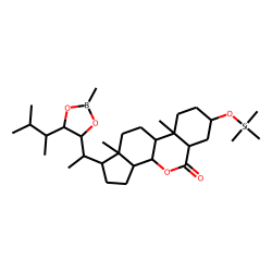 2-Deoxybrassinolide, methaneboronate-TMS
