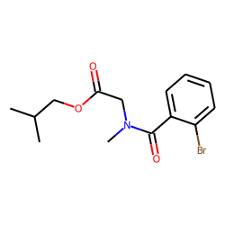 Sarcosine, N-(2-bromobenzoyl)-, isobutyl ester
