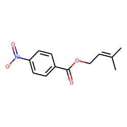 4-Nitrobenzoic acid, 3-methylbut-2-enyl ester
