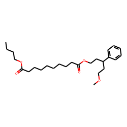 Sebacic acid, butyl 5-methoxy-3-phenylpentyl ester