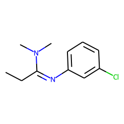 N,N-Dimethyl-N'-(3-chlorophenyl)-propionamidine