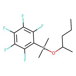 2-Dimethyl(pentafluorophenyl)silyloxypentane