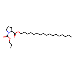 d-Proline, n-propoxycarbonyl-, heptadecyl ester