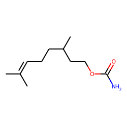 Citronellol, carbamate