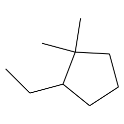 Cyclopentane, 2-ethyl-1,1-dimethyl-
