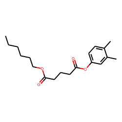 Glutaric acid, 3,4-dimethylphenyl hexyl ester