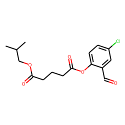 Glutaric acid, 2-formyl-4-chlorophenyl isobutyl ester