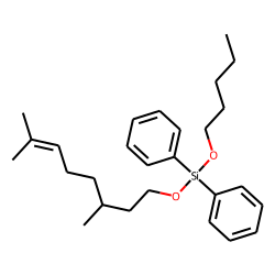 Silane, diphenylcitronellyloxypentyloxy-