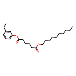 Adipic acid, decyl 3-ethylphenyl ester