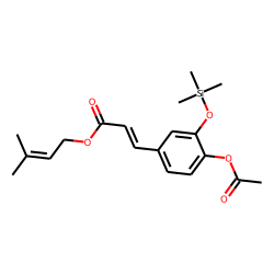 3-Methyl-2-butenyl (E)-4-acetylcaffeate, TMS