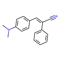 Benzene, 1-dimethylamino-4-(2-cyano-2-phenylethenyl)
