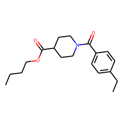 Isonipecotic acid, N-(4-ethylbenzoyl)-, butyl ester