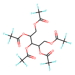 L-(-)-Arabitol, pentakis(trifluoroacetate)