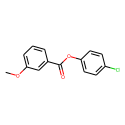 m-Anisic acid, 4-chlorophenyl ester