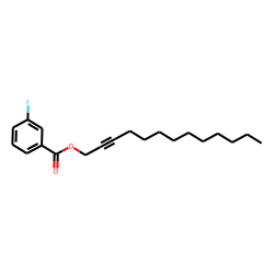 3-Fluorobenzoic acid, tridec-2-ynyl ester