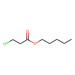 3-Chloropropionic acid, pentyl ester