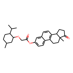 (-)-3-Menthoxyacetoxy-(+)-estra-1,3,5(10),6,8-pentaen-17-one