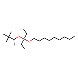 Silane, diethyl(3,3-dimethylbut-2-yloxy)nonyloxy-