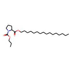 d-Proline, n-propoxycarbonyl-, hexadecyl ester