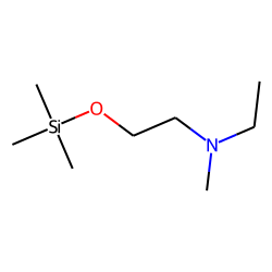 N-methyl, N-ethyl-2-aminoethanol, TMS