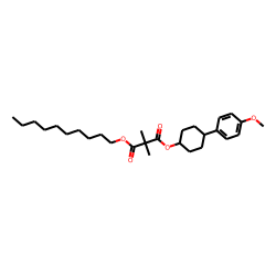 Dimethylmalonic acid, decyl 4-(4-methoxyphenyl)cyclohexyl ester