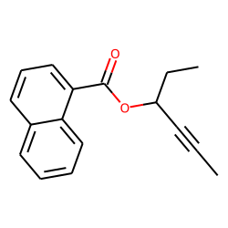 1-Naphthoic acid, hex-4-yn-3-yl ester