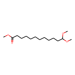 12,12-Dimethoxydodecanoic acid, methyl ester