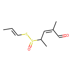 2,4-Dimethyl-5,6-dithia-2,7-nonadienal, 5-oxide