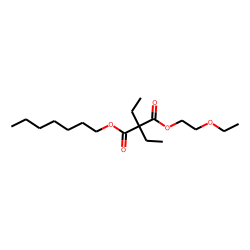 Diethylmalonic acid, 2-ethoxylethyl heptyl ester