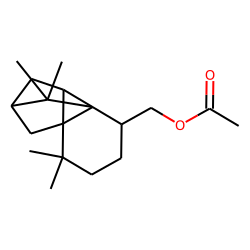amboryl (acetoxymethyl-isolongifolene) acetate