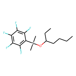 Heptan-3-ol, dimethylpentafluorophenylsilyl ether