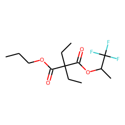 Diethylmalonic acid, propyl 1,1,1-trifluoroprop-2-yl ester