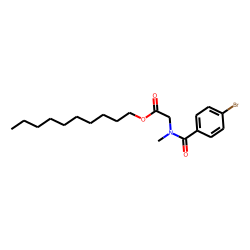 Sarcosine, N-(4-bromobenzoyl)-, decyl ester