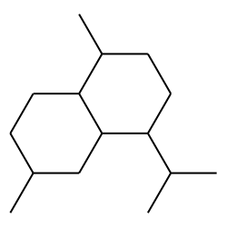 Naphthalene, decahydro-1,6-dimethyl-4-(1-methylethyl)-