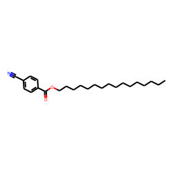 4-Cyanobenzoic acid, hexadecyl ester