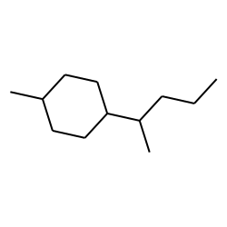 Cyclohexane, 1-methyl-4-(1-methylbutyl)-
