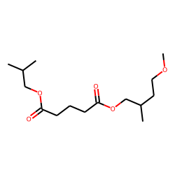 Glutaric acid, isobutyl 4-methoxy-2-methylbutyl ester