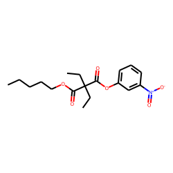 Diethylmalonic acid, 3-nitrophenyl pentyl ester