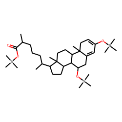 4-Cholestenoic acid, 7-«alpha»-ol-3-one, TMS