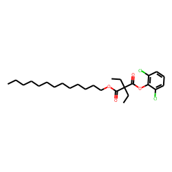 Diethylmalonic acid, 2,6-dichlorophenyl tridecyl ester