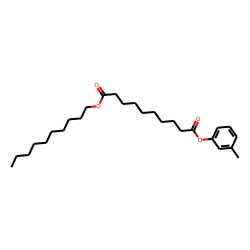 Sebacic acid, decyl 3-methylphenyl ester