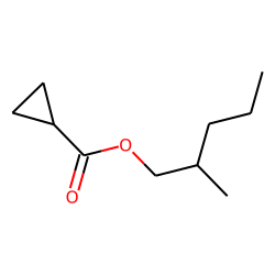 Cyclopropanecarboxylic acid, 2-methylpentyl ester