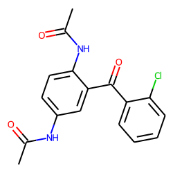 Clonazepam M (amino-), hydrolysis, acetylated