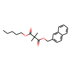 Dimethylmalonic acid, 2-naphthylmethyl pentyl ester