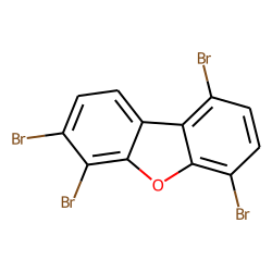 1,4,6,7-tetrabromo-dibenzofuran