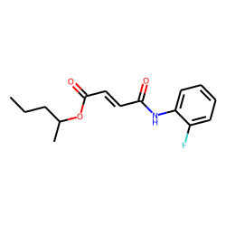Fumaric acid, monoamide, N-(2-fluorophenyl)-, 2-pentyl ester