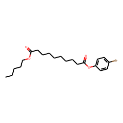 Sebacic acid, 4-bromophenyl pentyl ester