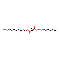 Dimethylmalonic acid, nonyl undecyl ester