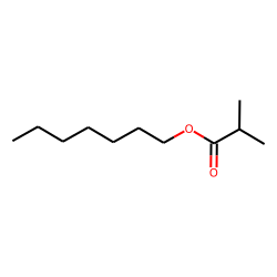 Propanoic acid, 2-methyl-, heptyl ester