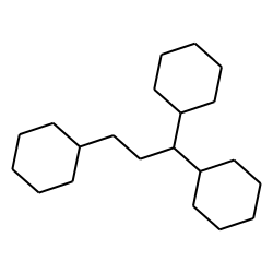 1,1,3-Tricyclohexylpropane